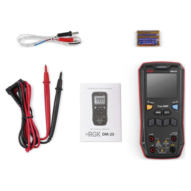 Мультиметр RGK DM-25 с поверкой в Новосибирске Мультиметр RGK DM-25 с поверкой в Новосибирске