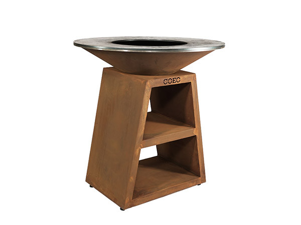 Уличный гриль Coeo TRIO 98 - CORTEN (Высота 100) в Новосибирске