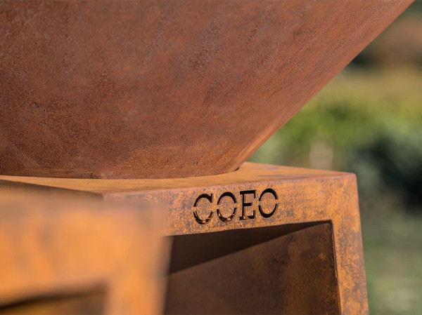 Уличный гриль Coeo TRIO 98 - CORTEN (Высота 100) в Новосибирске