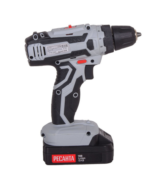 Дрель-шуруповерт аккумуляторная ДА-18-2ЛК Ресанта в Новосибирске