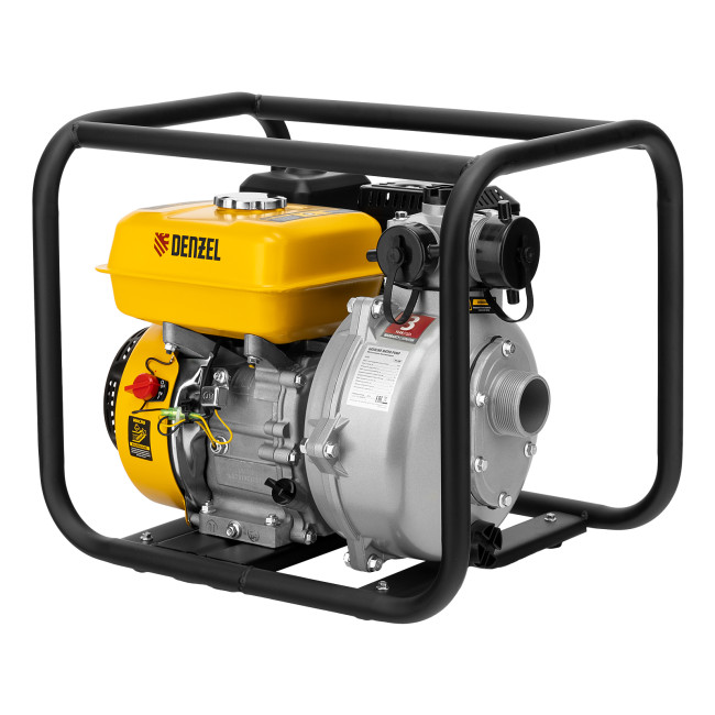 Мотопомпа бензиновая высоконапорная PX-50H, 7 л.с, 2", 600 л/мин, глубина 8 м, напор 65 м Denzel в Новосибирске
