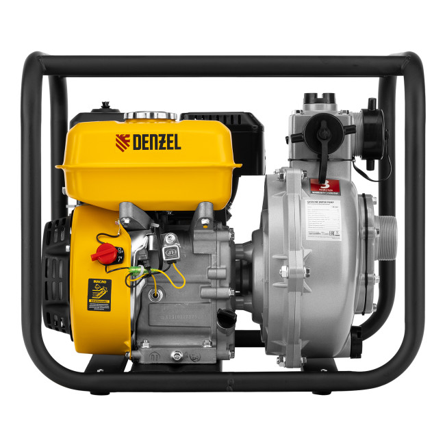 Мотопомпа бензиновая высоконапорная PX-50H, 7 л.с, 2", 600 л/мин, глубина 8 м, напор 65 м Denzel в Новосибирске