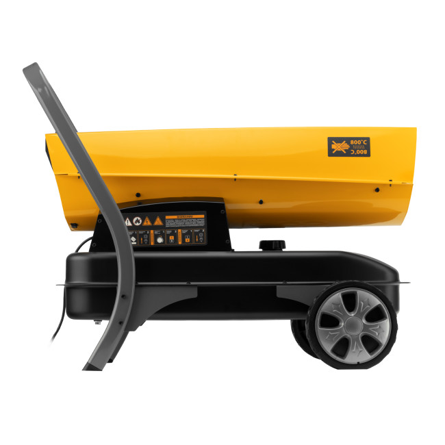 Дизельная тепловая пушка DHG-45i, 45 кВт, 1000 м3/ч, прямой нагрев, электронный термостат Denzel в Новосибирске