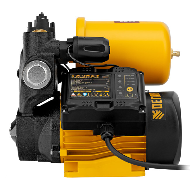 Насосная станция PS500C, 500 Вт, напор 35 м, 2200 л/ч, ресивер 2 л, блок управления Denzel в Новосибирске