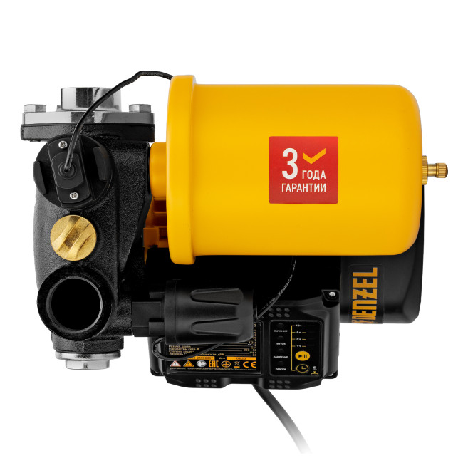 Насосная станция PS500C, 500 Вт, напор 35 м, 2200 л/ч, ресивер 2 л, блок управления Denzel в Новосибирске