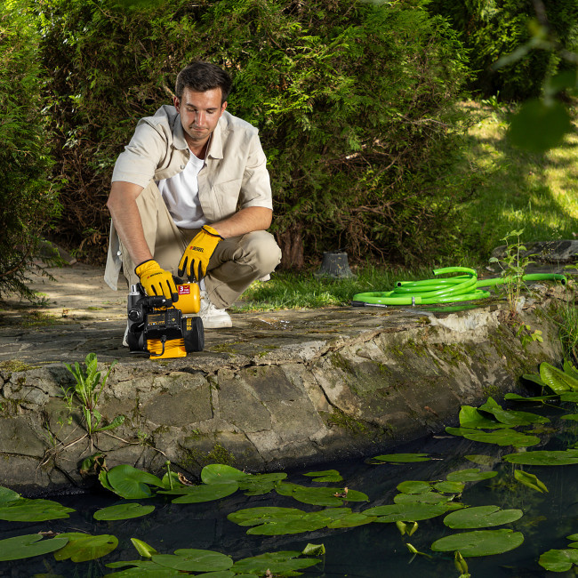 Насосная станция PS500C, 500 Вт, напор 35 м, 2200 л/ч, ресивер 2 л, блок управления Denzel в Новосибирске