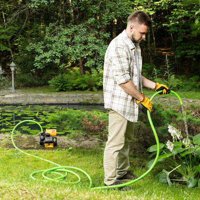 Насосная станция PS500C, 500 Вт, напор 35 м, 2200 л/ч, ресивер 2 л, блок управления Denzel в Новосибирске