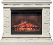 Каминокомплект Calgary - Белый / Сланец белый с очагом Symphony 26'' DF2608-INT Каминокомплект Calgary - Белый / Сланец белый с очагом Symphony 26'' DF2608-INT