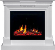 Каминокомплект Chelsea - Белый с очагом 5D V-ART 25 Каминокомплект Chelsea - Белый с очагом 5D V-ART 25