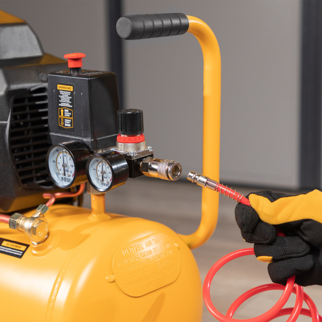 Компрессор воздушный DK1500/24, Х-PRO 1.5 кВт, 230 л/мин, 24 л Denzel в Новосибирске