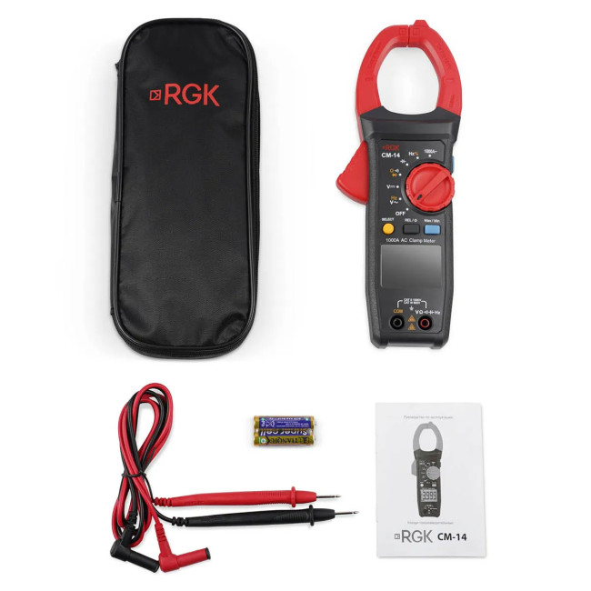 Токоизмерительные клещи RGK CM-14 с поверкой в Новосибирске