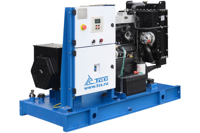 Дизельный генератор ТСС АД-24С-Т400 в погодозащитном кожухе с АВР в Новосибирске
