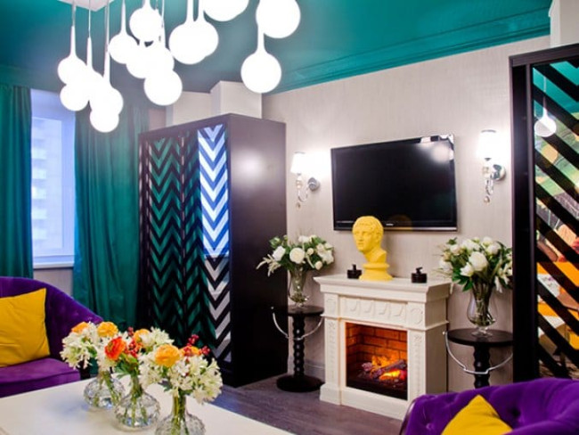 Каминокомплект Ampir - Слоновая кость с очагом Cassette 400 LNH-INT PS (без дров) в Новосибирске