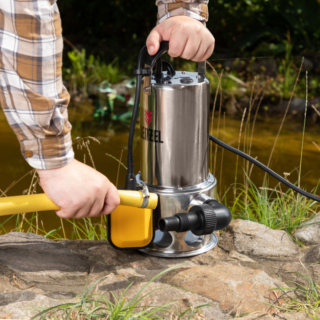 Дренажный насос DP1100X, 1100 Вт, подъем 11 м, 15500 л/ч Denzel в Новосибирске