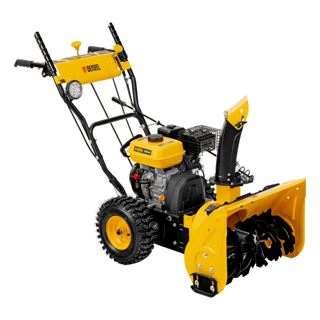 Гибридная снегоуборочная машина с функц. подметания SWB-600, 212 сс, руч. старт, 2 насадки Denzel в Новосибирске