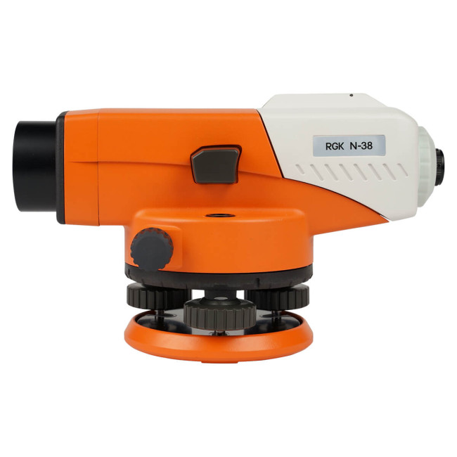 Комплект оптический нивелир RGK N-38 с поверкой + штатив S6-N + рейка AMO S3 в Новосибирске