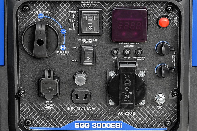 Бензогенератор инверторный SGG 3000ESi (Запуск с кнопки) в Новосибирске