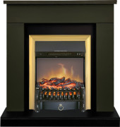 Каминокомплект Bergen (Разборный) - Темная олива (Ширина 900 мм) с очагом Fobos FX M Brass Каминокомплект Bergen (Разборный) - Темная олива (Ширина 900 мм) с очагом Fobos FX M Brass