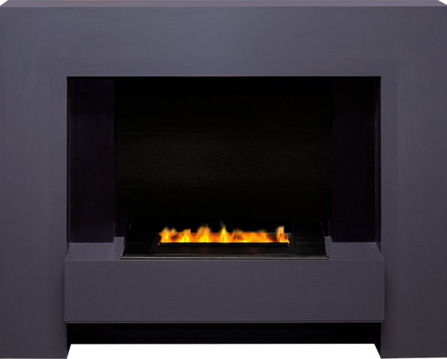 Каминокомплект Tokyo - Graphite Grey с очагом Cassette 400 LNH-INT PS (без дров) в Новосибирске