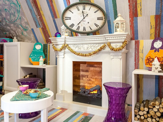 Портал Dimplex Amalfi - Махагон коричневый антик в Новосибирске