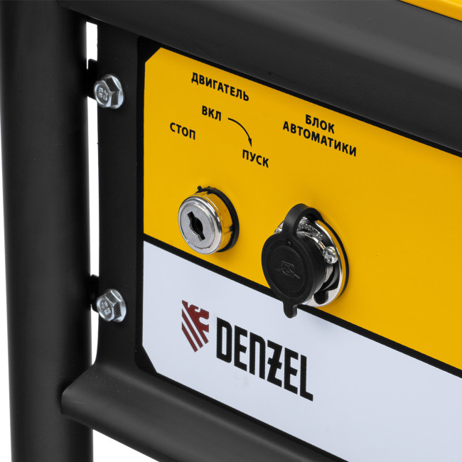 Генератор бензиновый PS-95EA-PRO, 9,5 кВт, 230 В, 40 л, разъём ATS, эл.старт Denzel в Новосибирске