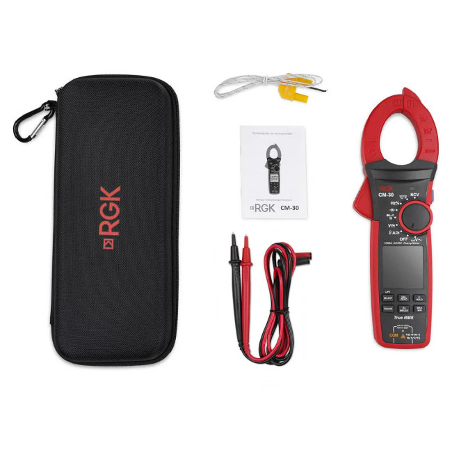 Токоизмерительные клещи RGK CM-30 с поверкой в Новосибирске