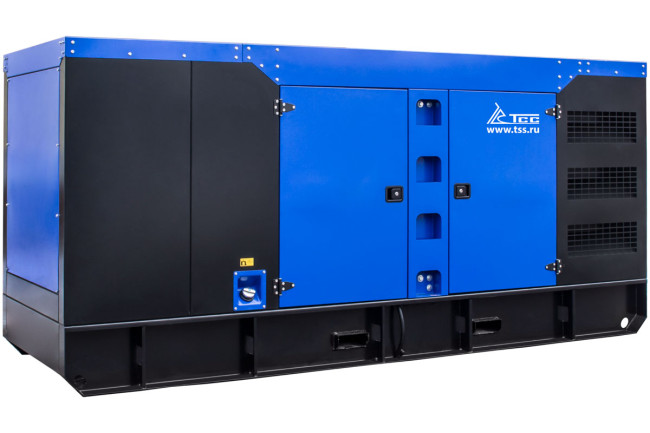 Дизельный генератор ТСС АД-250С-Т400-2РКМ5 ПРОФ в шумозащитном кожухе в Новосибирске