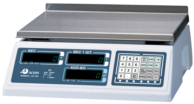 Весы Acom AC-100-10 RS232C в Новосибирске