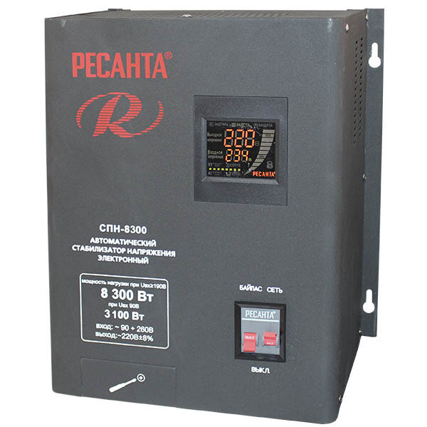 Стабилизатор напряжения РЕСАНТА СПН-8300 в Новосибирске