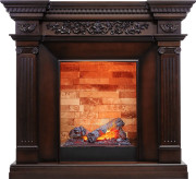Каминокомплект Amalfi - Махагон коричневый антик с очагом Cassette 400 NH