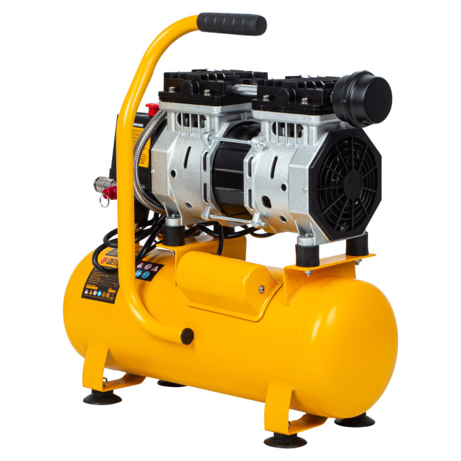Компрессор DLS650/10 безмаслянный малошумный 650 Вт, 120 л/мин, ресивер 10 л Denzel в Новосибирске