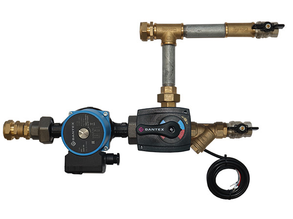 Смесительные узлы для водяных калориферов без байпаса, без гибких подвод в Новосибирске