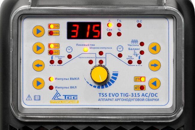 Аппарат аргонодуговой сварки TSS EVO TIG-315 AC/DC в Новосибирске Аппарат аргонодуговой сварки TSS EVO TIG-315 AC/DC в Новосибирске