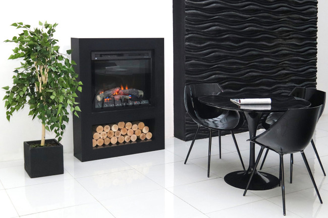 Каминокомплект Loft - Серый графит с очагом XHD28L-INT в Новосибирске