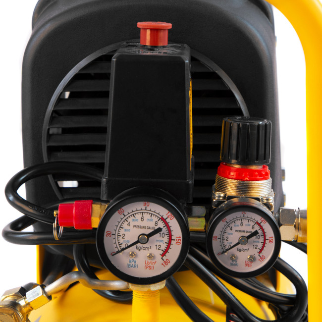 Компрессор воздушный DLC1300/24 безмасляный 1.3 кВт, 24 литра, 206 л/мин Denzel в Новосибирске