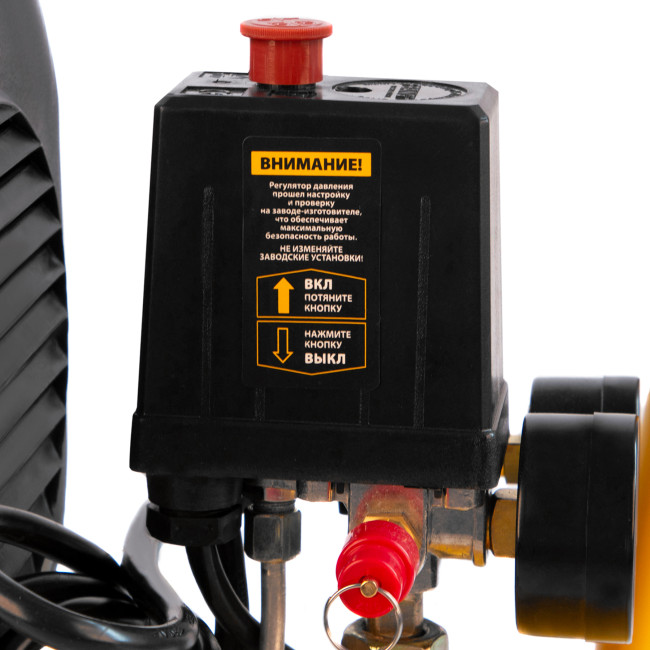 Компрессор воздушный DLC1300/24 безмасляный 1.3 кВт, 24 литра, 206 л/мин Denzel в Новосибирске