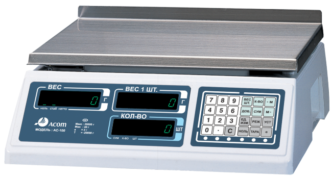 Весы Acom AC-100-30 RS232C в Новосибирске