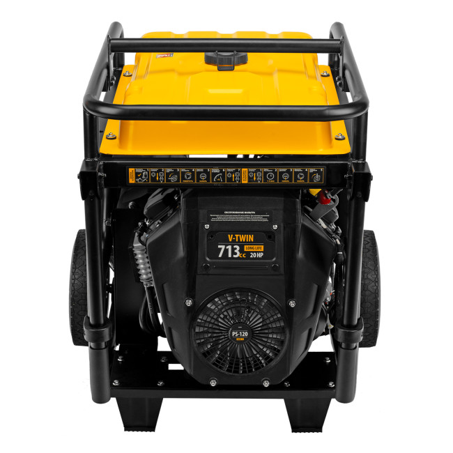 Генератор бензиновый PS-120EAD-3, 12 кВт,230/400 В, 40л, разъём ATS,перекл.режима,эл.старт Denzel в Новосибирске Генератор бензиновый PS-120EAD-3, 12 кВт,230/400 В, 40л, разъём ATS,перекл.режима,эл.старт Denzel в Новосибирске