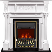 Каминокомплект Oxford - Белый с очагом Aspen Gold Каминокомплект Oxford - Белый с очагом Aspen Gold