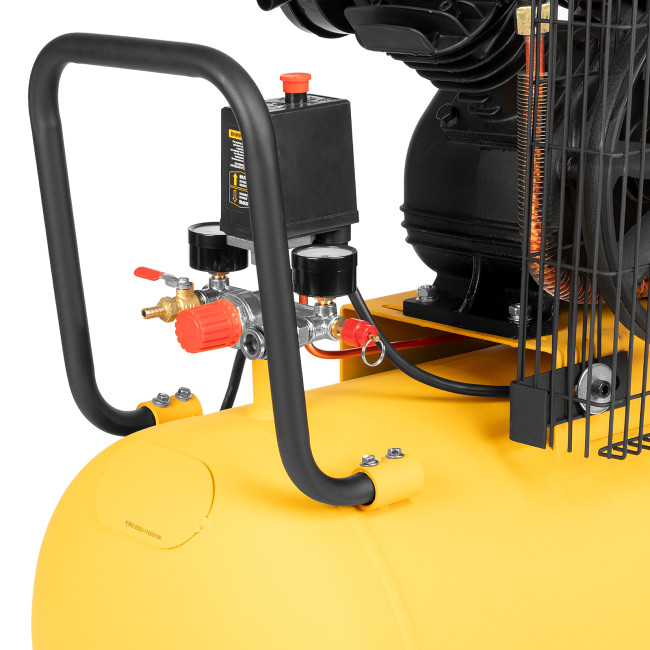 Компрессор воздушный BCV2200/100, ременный привод, 2.2 кВт, 100 литров, 370 л/мин Denzel в Новосибирске