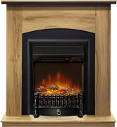 Каминокомплект Barcelona (Разборный) - Дуб галифакс с очагом Fobos FX M Black RC