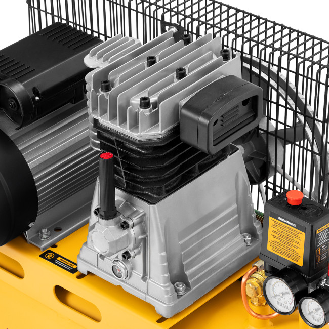 Компрессор воздушный BCI2300/50, ременный привод, 2.3 кВт, 50 литров, 400 л/мин Denzel в Новосибирске