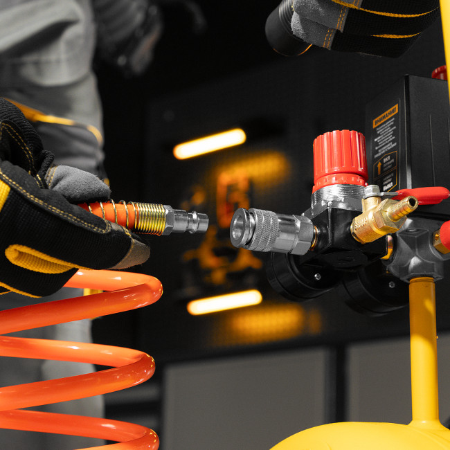 Компрессор воздушный BCI2300/50, ременный привод, 2.3 кВт, 50 литров, 400 л/мин Denzel в Новосибирске