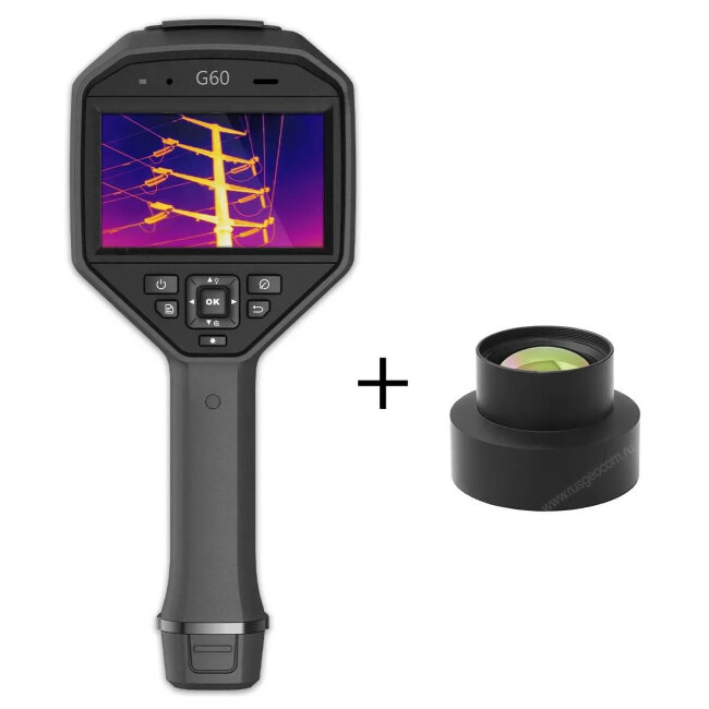 Тепловизор HIKMICRO G60 в комплекте с дополнительным объективом HM-G605-LENS + поверка в Новосибирске