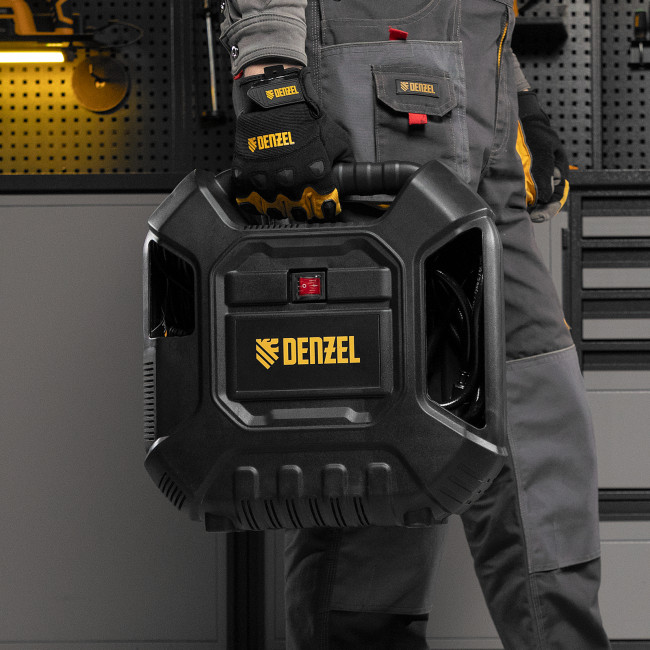 Компрессор воздушный DL1100 1.1 кВт, 180 л/мин, с набором аксессуаров Denzel в Новосибирске Компрессор воздушный DL1100 1.1 кВт, 180 л/мин, с набором аксессуаров Denzel в Новосибирске