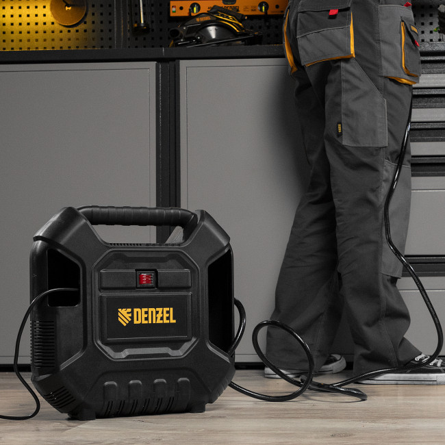 Компрессор воздушный DL1100 1.1 кВт, 180 л/мин, с набором аксессуаров Denzel в Новосибирске Компрессор воздушный DL1100 1.1 кВт, 180 л/мин, с набором аксессуаров Denzel в Новосибирске