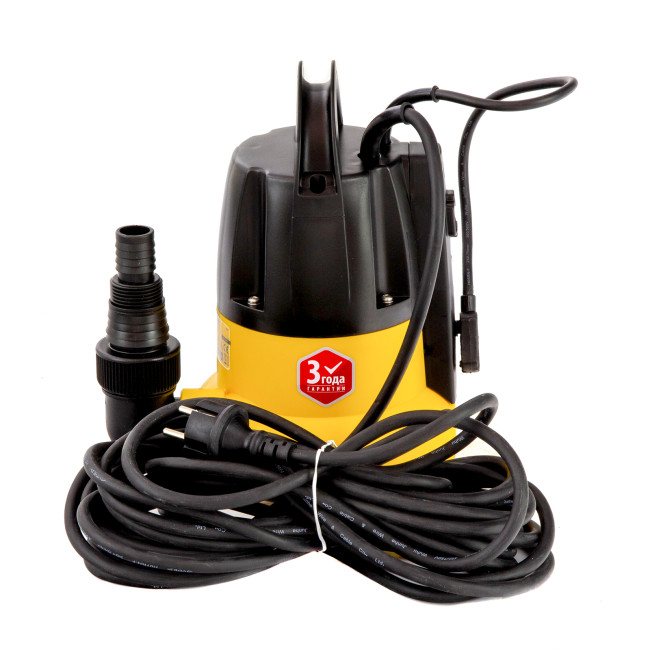 Дренажный насос DP500E, 500 Вт, подъем 7 м, 7000 л/ч Denzel в Новосибирске