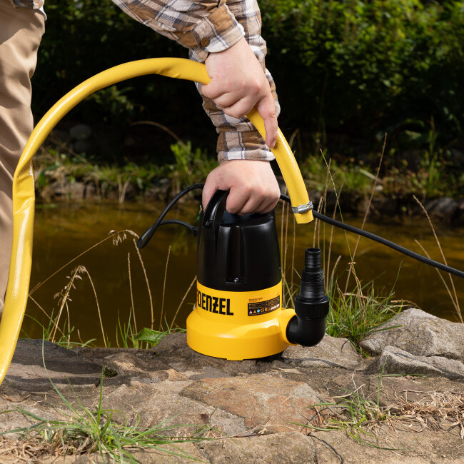 Дренажный насос DP500E, 500 Вт, подъем 7 м, 7000 л/ч Denzel в Новосибирске