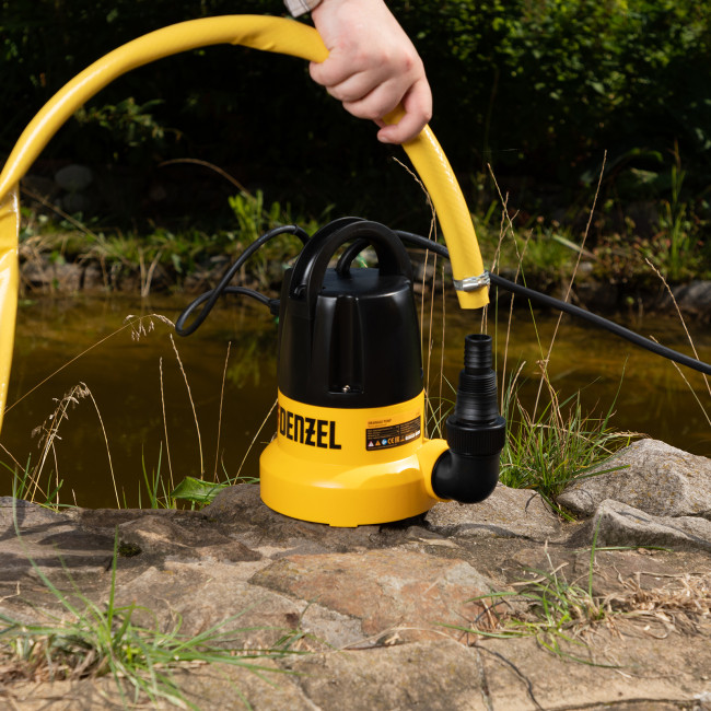 Дренажный насос DP500E, 500 Вт, подъем 7 м, 7000 л/ч Denzel в Новосибирске