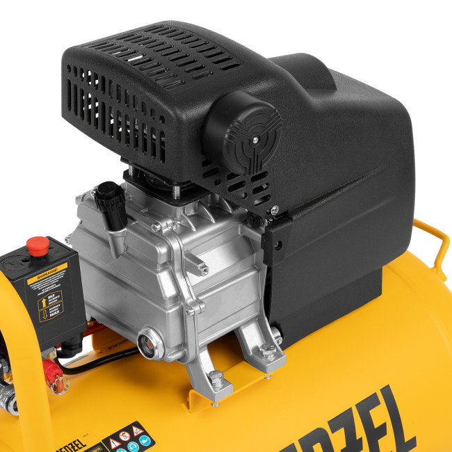 Компрессор воздушный, прямой привод DC1500/50, 1.5 кВт, 50 литров, 220 л/мин Denzel в Новосибирске